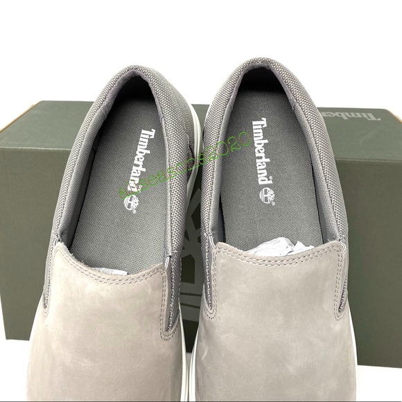 Timberland Groveton Slip On Med Nubuck Grey Men’s - Picture 6 of 12